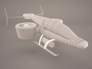 dolphin helicopter 3D Model