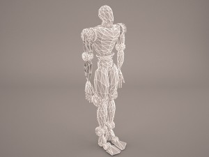 robot cop boy armored 3D Модель
