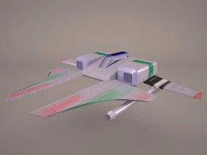 космический корабль 3D Модель