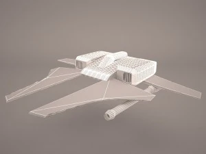 spacecraft 3D Model