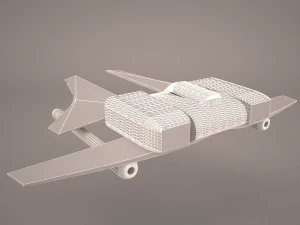 spacecraft 3D Model