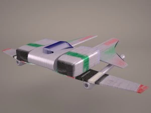 spacecraft 3D Model