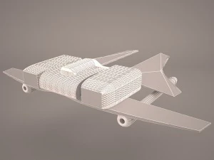 spacecraft 3D Model