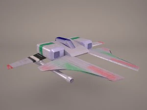 spacecraft 3D Model