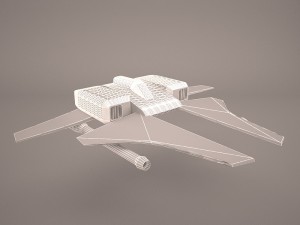 spacecraft Model 3D
