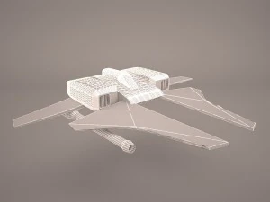 spacecraft 3D Model