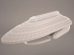 uss discova spacecraft 3D Model