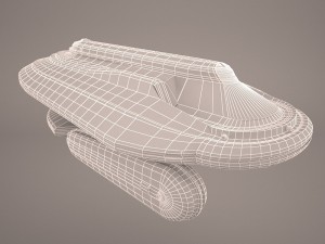 uss discova spacecraft Model 3D