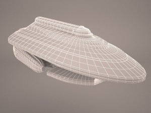 uss discova spacecraft Model 3D