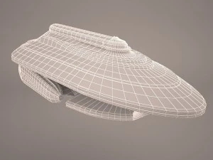 uss discova spacecraft 3D Model