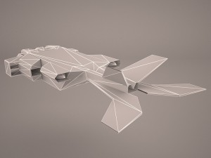 dropship spaceship Modelo 3D