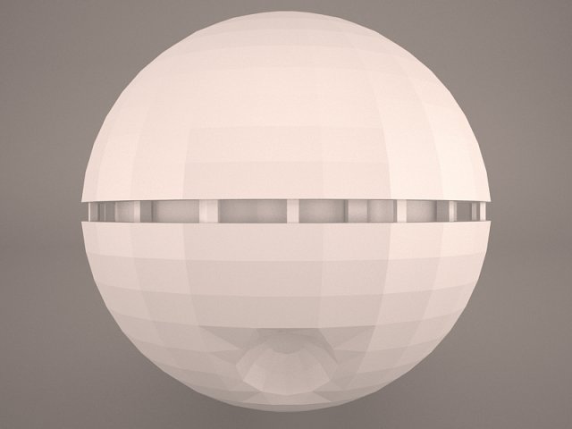 death star destroyed star wars Model 3D .c4d .max .obj .3ds .fbx .stl .blend 