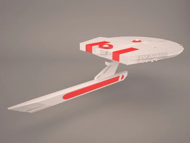 star trek enterprise 3D Model .c4d .max .obj .3ds .fbx .stl .blend 