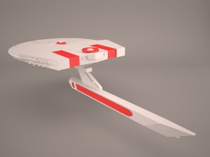 star trek enterprise Modello 3D