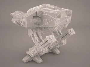 ed 209 правоохоронний дроїд 3D Модель