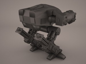 ed 209 enforcement droid Modèle 3D