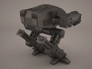 ed 209 правоохоронний дроїд 3D Модель