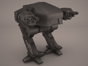 ed 209 enforcement droid Modèle 3D