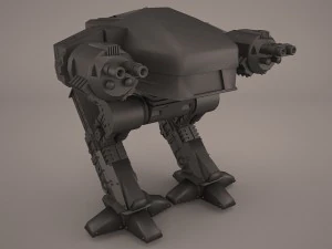 ed 209 правоохоронний дроїд 3D Модель