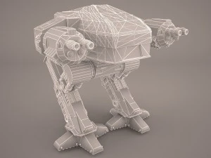 ed 209 правоохоронний дроїд 3D Модель