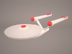 star trek enterprise 3D मॉडल