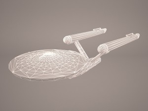 star trek enterprise 3D मॉडल