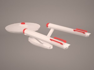 star trek enterprise 3D मॉडल