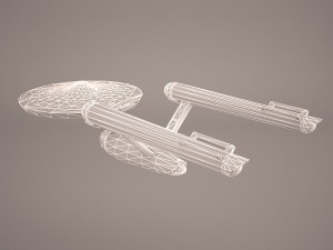star trek enterprise 3D मॉडल