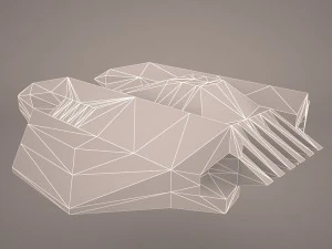 scifi fighter 3D Model