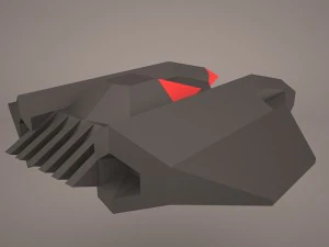 scifi fighter 3D Model