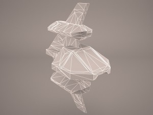 scifi fighter 3Dモデル