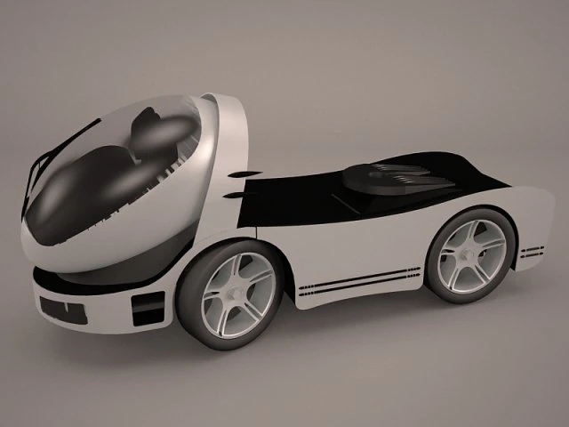 concept truck 3D Model .c4d .max .obj .3ds .fbx .stl .blend 