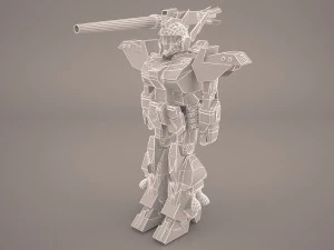 मेक एनीमे चरित्र 3D मॉडल