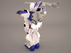 मेक एनीमे चरित्र 3D मॉडल