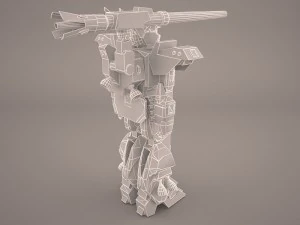 मेक एनीमे चरित्र 3D मॉडल