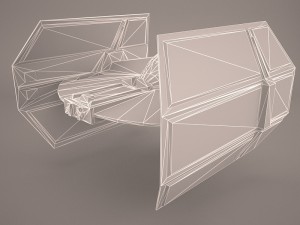 vader tie droid star wars 3D Model