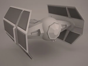 vader tie droid star wars 3D Model