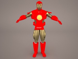 iron man static 3Dモデル