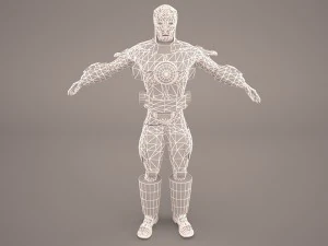 아이언맨 정적 3D 모델