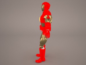 iron man static Modelo 3D
