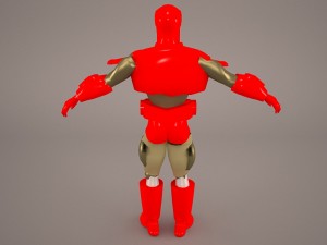 iron man static Modelo 3D