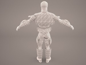 iron man static Modelo 3D