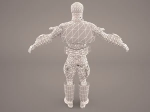 아이언맨 정적 3D 모델