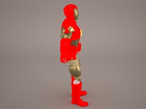 iron man static Modelo 3D