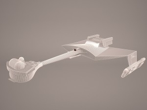 ktinga battlecruiser 3D मॉडल