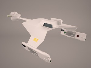 ktinga battlecruiser 3D मॉडल