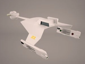 ktinga battlecruiser 3D Model