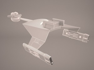 ktinga battlecruiser 3D मॉडल