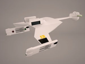 ktinga battlecruiser 3D Model