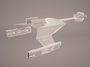 ktinga battlecruiser 3D मॉडल